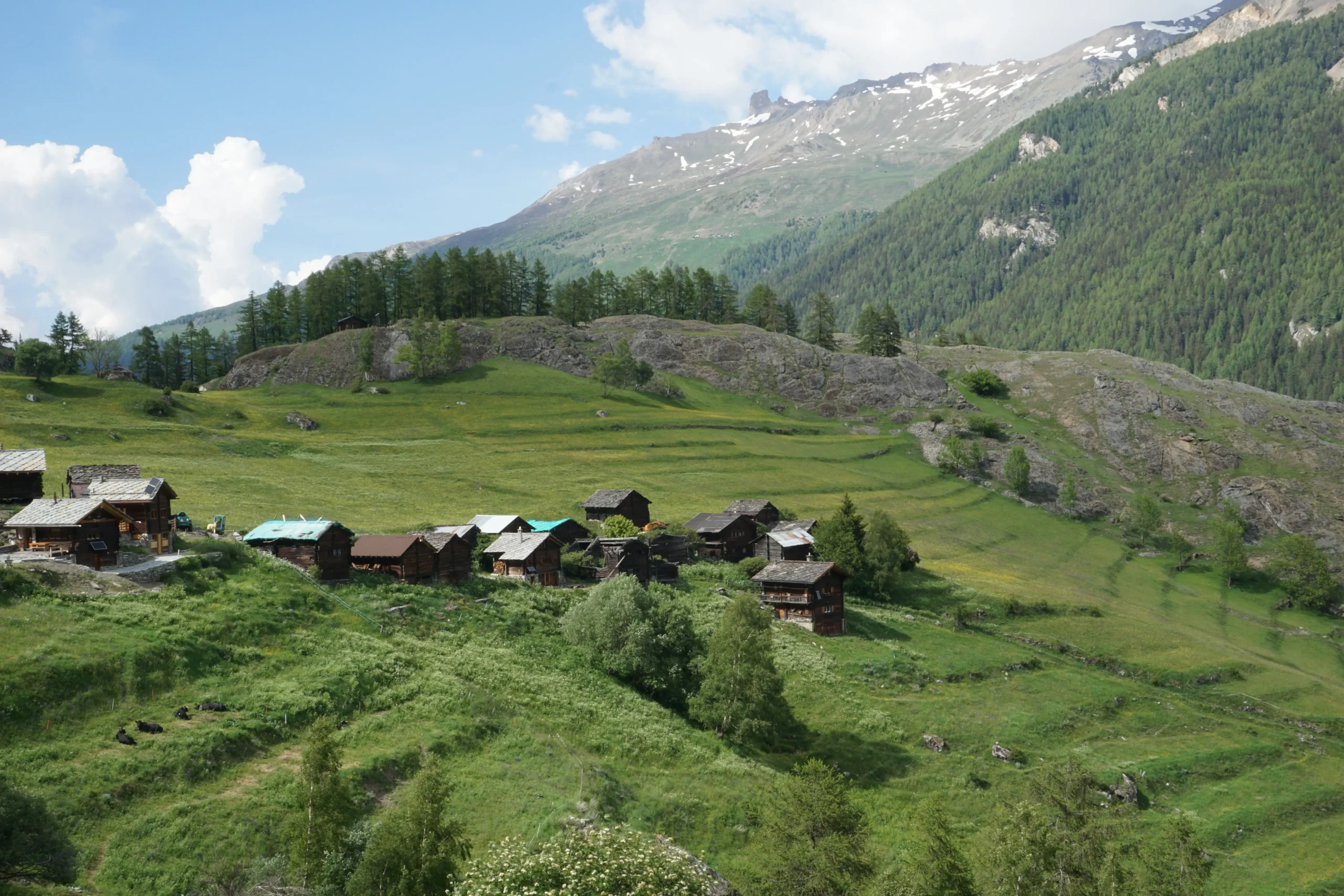 paysage bâti mayens