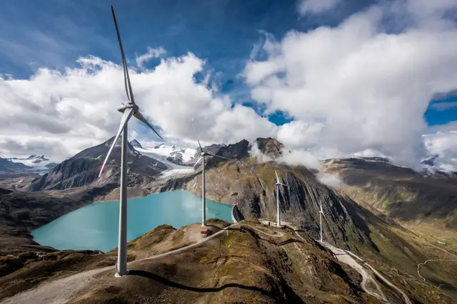 les Èoliennes du parc des Gries