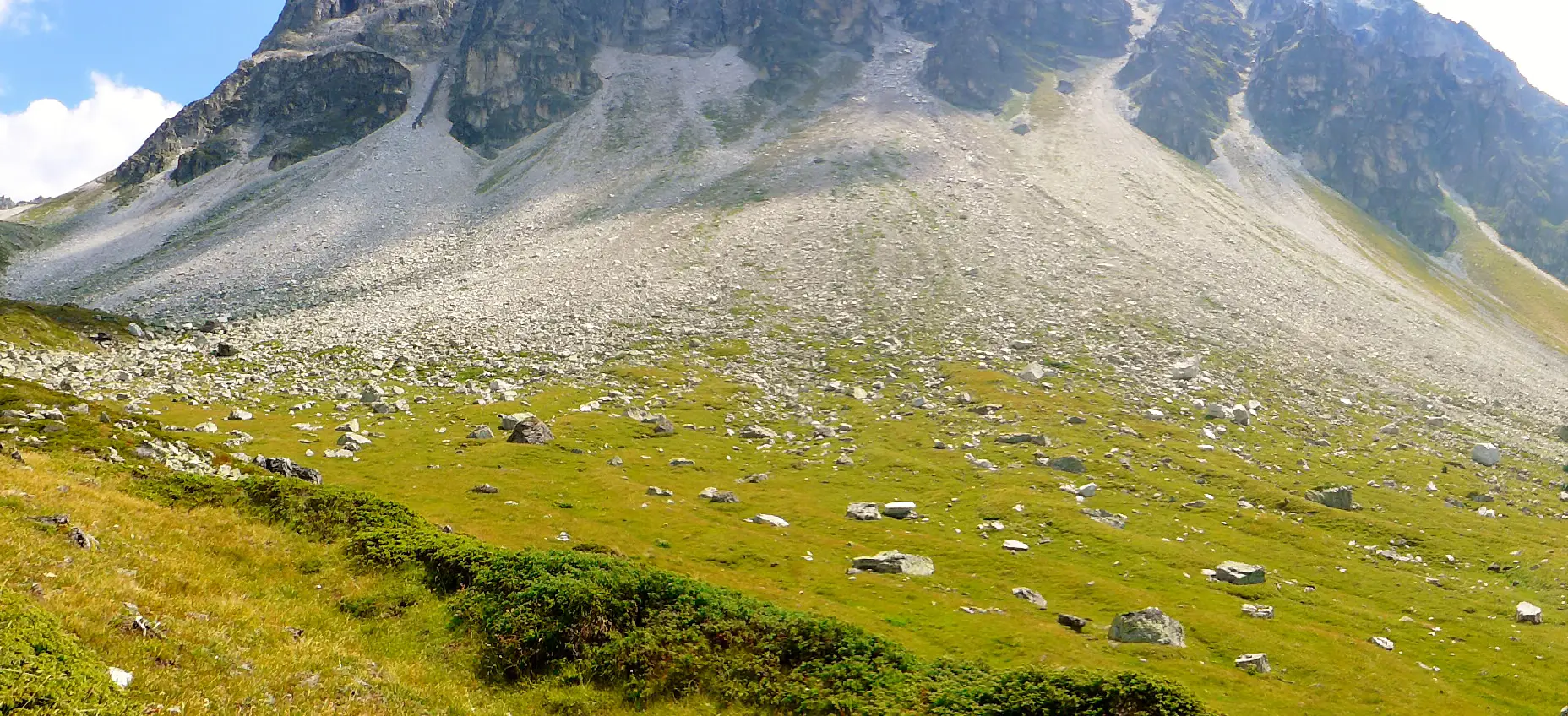 éboulis Meidpass